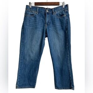 Old Navy “The Flirt” Mid-Rise Capri Women’s Classic Blue Denim Jeans - 8